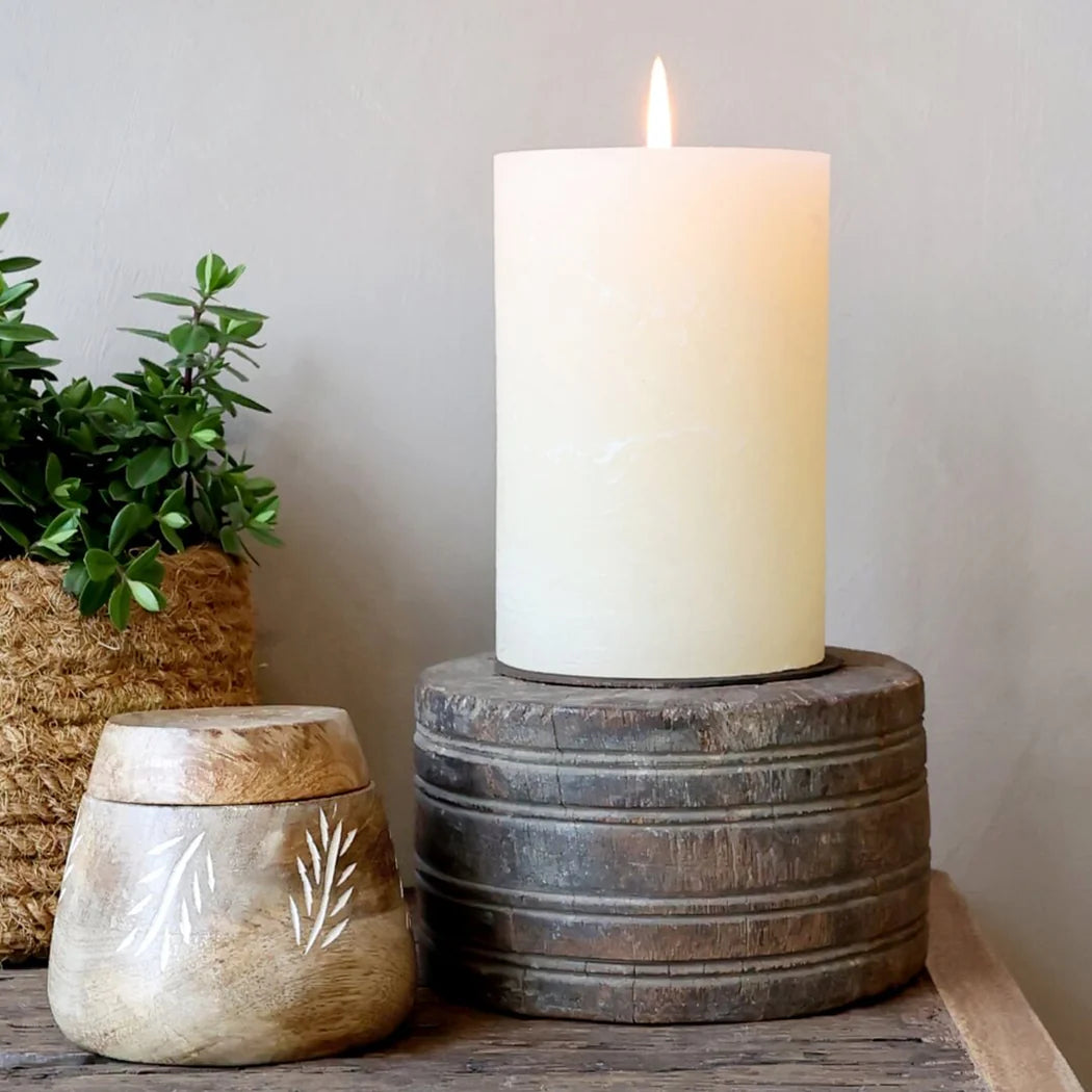 Reclaimed Wood Candlestick