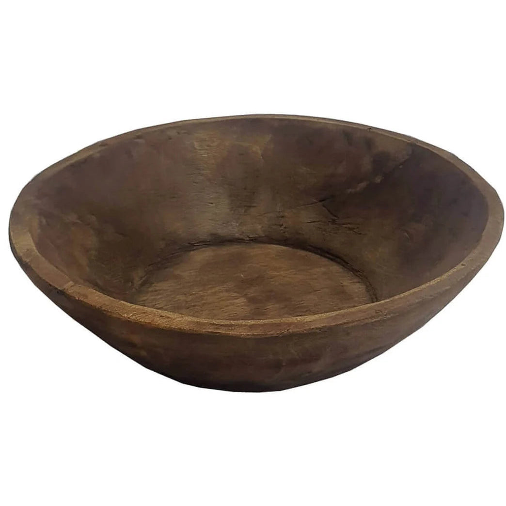 Original Indian Carved Wooden Bowl