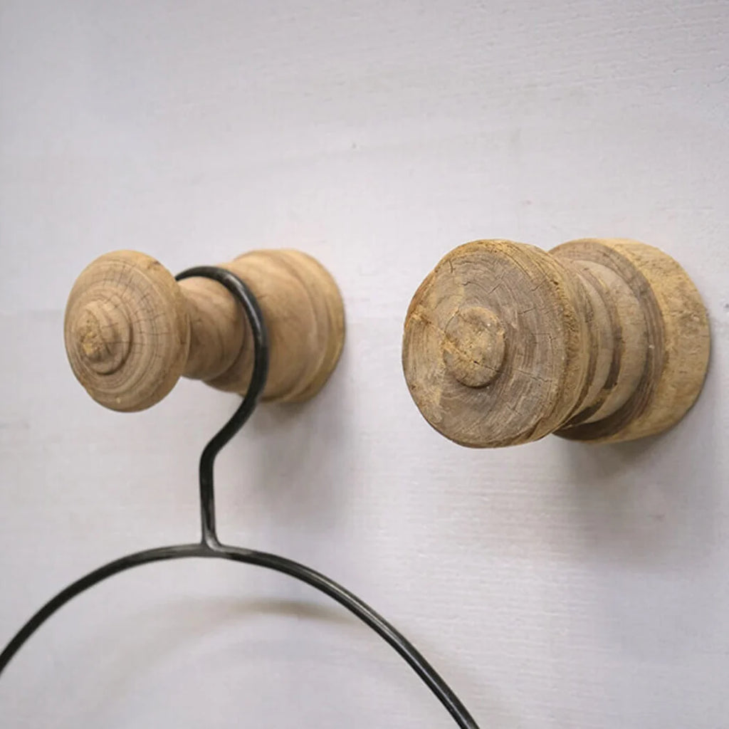 Large Reclaimed Wood Knob Hook