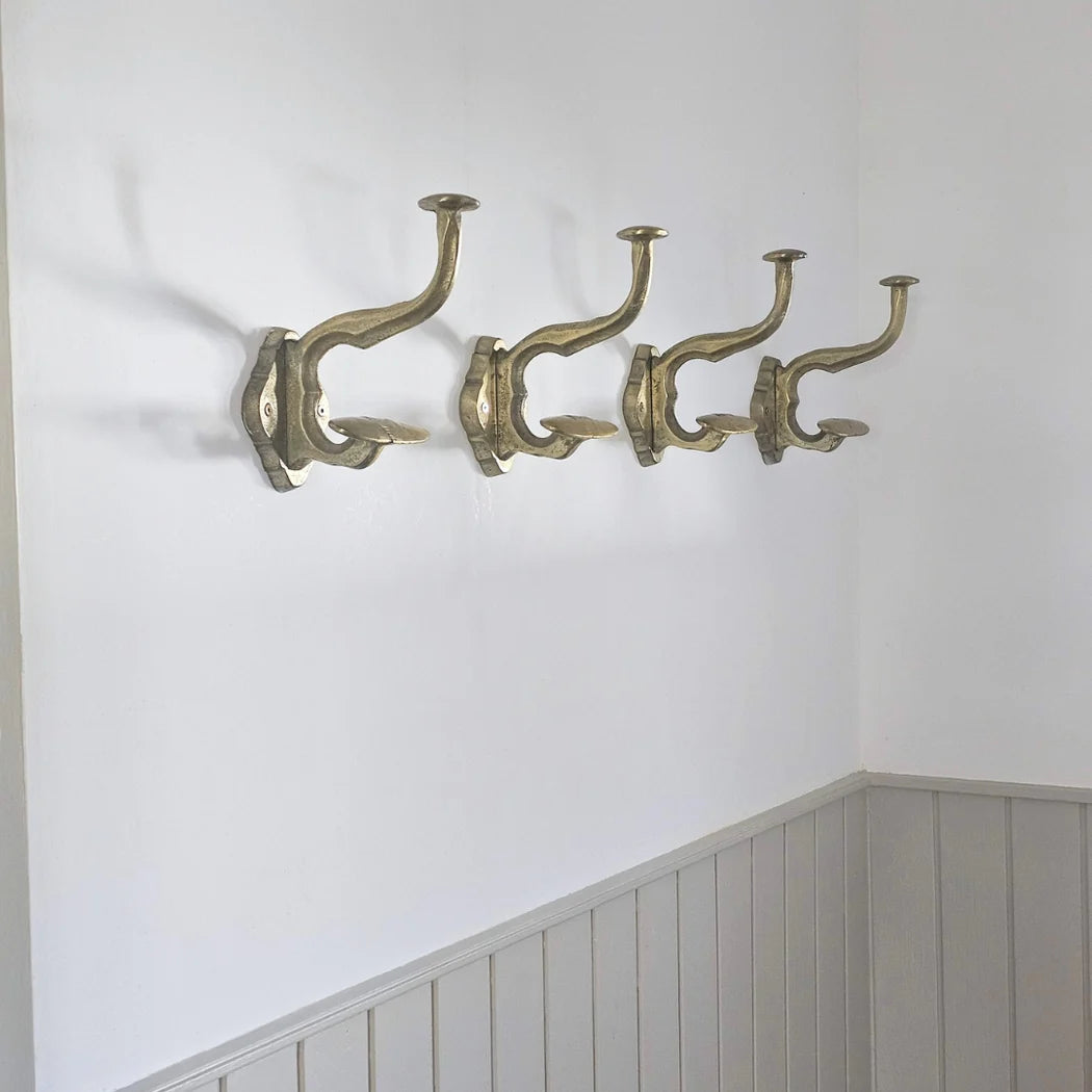 Oversized Brass-Coloured Wall Hook