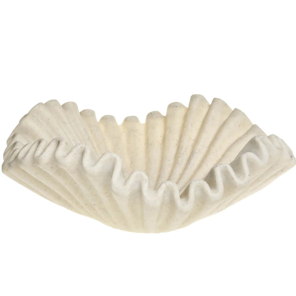 Large Clam Shell-Shaped Bowl